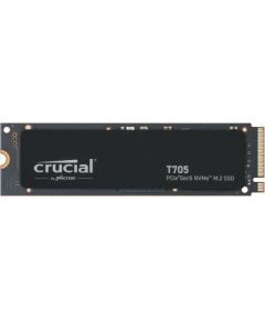 SSD CRUCIAL T705 2TB M.2 PCIe Gen5 NVMe Write speed 12700 MBytes/sec Read speed 14500 MBytes/sec TBW 1200 TB CT2000T705SSD3