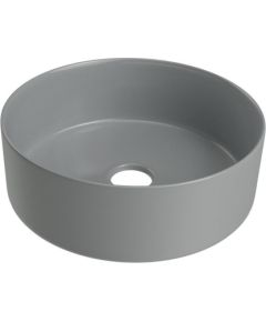 Kame izlietne Tondo, d=350 mm, pelēka keramika