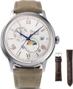 Watch Orient Classic Bambino 2nd Generation Version9 Sun & Moon Automatic RA-AK0808S30B Limited Edition 9500pcs