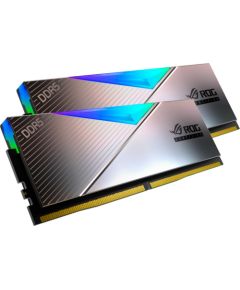 ADATA DDR5 - 32GB - 6600 - CL - 32 (2x 16 GB) dual kit, RAM (silver, AX5U6600C3216G-DCLARROG, Lancer RGB, INTEL XMP, ROG certified)