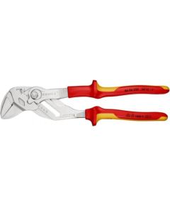 KNIPEX pliers wrench 86 06 250, VDE-insulated (red/yellow, length 250mm, 19-fold adjustable)