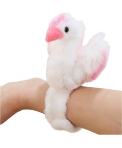 Leantoys Pluszowa Maskotka Łabędź Opaska Bransoletka Na Rękę Biały