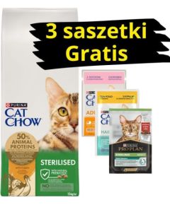 PURINA Cat Chow Sterilised Karma z indykiem 15kg