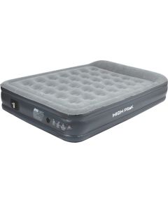 HIGH PEAK Airbed Smooth Comfort Double Air Mattress Camping Bed Electric Pump (40051)