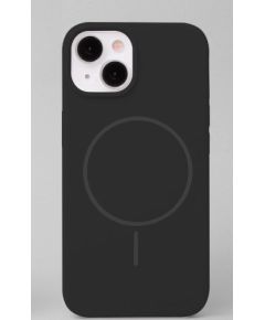 iLike Apple  iPhone 15 Soft Touch Silicone case With Magnetic Black