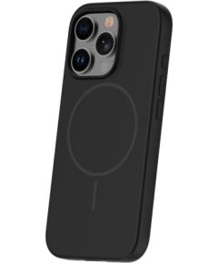 iLike Apple  iPhone 15 Pro Soft Touch Silicone case With Magnetic Black