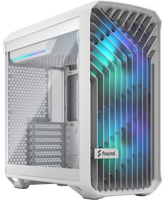 Fractal Design Compact RGB White TG Clear Tempered Glass