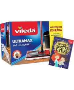 Mop i wiaderko Vileda Ultramax BOX + książka dla dzieci „Psikus złotej rybki”
