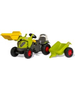 Rolly Toys Pedāļu traktors ar kausu  un piekabi RollyKid CLAAS AXOS 240 (2,5-5 gadiem) Vācija 025169