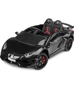 Toyz Samochód auto na akumulator Caretero Toyz Lamborghini Aventador SVJ akumulatorowiec + pilot zdalnego sterowania - czarny
