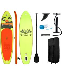 Bestway Zestaw Deska SUP Paddleboard do Pływania 7w1 Żółta KUBISPORT 335x84x15 cm