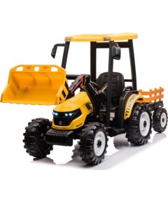 Ramiz Pojazd MEGA Traktor D68 Z Przyczepką Żółty