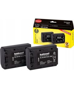 HÄhnel Akumulators Hähnel Battery Sony HL-XZ100 / NP-FZ100 Twin Pack