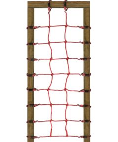 Kāpšanas tīkls 2 x 0,75 m, sarkanā krāsā