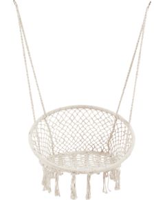 Pīts piekaramais krēsls “Feja” Ø60 cm, balts