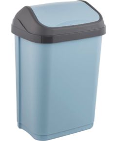 Keeeper Мусорное ведро с вращающейся крышкой 25л Swantje 33,5x25,5x53,5см синего цвета