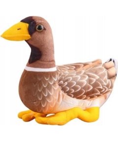 Leantoys Pluszowa Maskotka Przytulanka Kaczka Brązowo Żółta 28cm