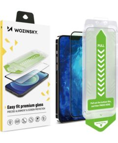 Wozinsky -  9H tempered glass with mounting frame for iPhone 13 Pro Max Wozinsky Premium Glass - black