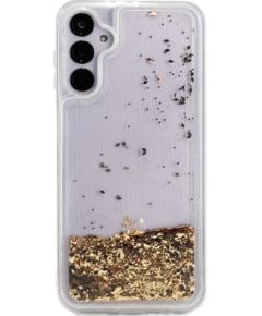 iLike Samsung  Galaxy A34 5G Silicone Case Water Glitter Gold