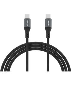 Dudao   Dudao L3CC USB-C - USB-C 60W 2m Braided Cable - Black