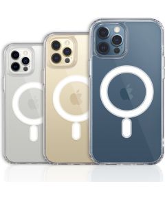 Fusion MagSafe silikona aizsargapvalks Apple iPhone 15 Pro caurspīdīgs
