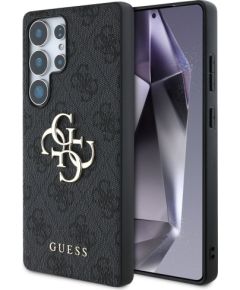 Guess HC 4G PU Big Logo Case Aizsargapvalks priekš Samsung Galaxy S25 Ultra