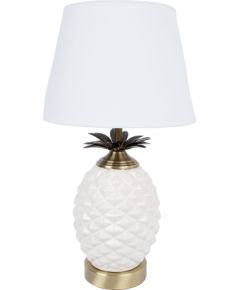 Galda lampa ANANAS H45cm, balts
