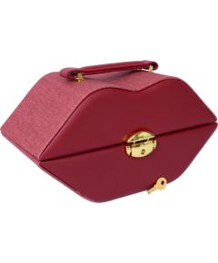 Juvelierizstrādājumu kastīte SEZANE LIPS 25x12x12,5cm, sarkana