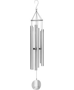 Vēja zvans NATURE'S MELODY, H116cm, sudrabs