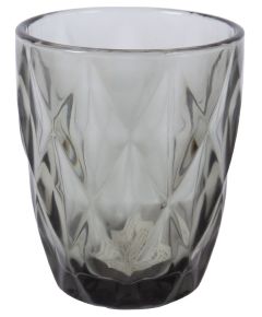 Drinking glass low CORAL 250ml, anthracite