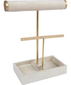 Juvelierizstrādājumu statīvs ARIADNE H25cm, balts