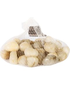 Dekoratīvie akmeņi DECOR STONE balti mazi akmeņi, svars: 500 gr.