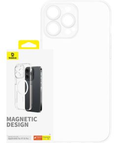 Магнитный чехол для телефона iPhone 15 Pro Baseus OS-Lucent Series (Clear)