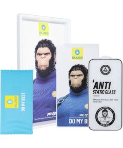 Bluestar BlueO 5D Mr. Monkey Glass aizsargstikls pilnam ekrānam Apple iPhone 12 Pro Max melns