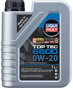 Liqui Moly Top Tec 6600 0W20 C5/C6 motoreļļa, 5 L