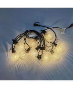 Party lights TWINKY 10-LED bulbs / 4,5m, warm white light