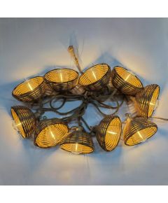 Party lights CHARM 10-LED bulbs / 4,5m, warm white light