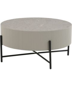 Coffee table ASHER D80xH40cm, grey