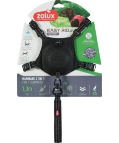 ZOLUX Szelki dla psa ze smyczą automatyczną Easyride XS czarne