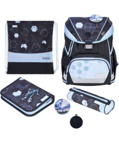 Skolnieka komplekts Herlitz Schulranzen UltraLight XL Plus Cyber Soccer