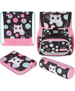 Skolnieka komplekts Herlitz Schulranzen Loop Plus Cute Cat