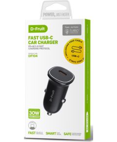 D-Fruit car charger 30W USB-C + USB-C cable DF104