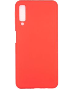 Evelatus Samsung  Galaxy A7 2018 Nano Silicone Case Soft Touch TPU Red