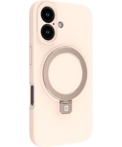 Evelatus Apple  iPhone 16 Premium Magsafe with Stand Soft Touch Silicone Case Pink Sand