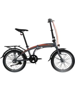 Saliekamais velosipēds Bisan 20 FX3500 NX3 (PR10010408) pelēks/oranžs