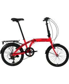 Saliekamais velosipēds Bisan 20 Twin S (PR10010405) sarkans