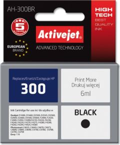 Activejet AH-300BR ink (replacement for HP 300 CC640EE; Premium; 6 ml; black)