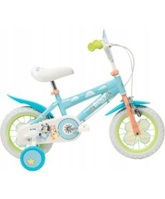 Rower dziecięcy TOIMSA Bluey 12"  Błękitno-limonkowy