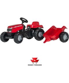 Rolly Toys Traktor na pedały Massey Ferguson z przyczepką
