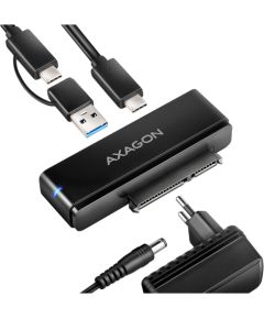 AXAGON ADSA-FPX USB-C 10Gbps - SATA 6G 2.5"/3.5" SSD/HDD FAST PORT X adapter incl. AC, adapter USB-C - USB-A